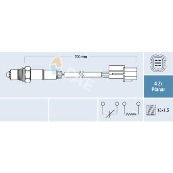 Sonde lambda FAE OEM 392102B310