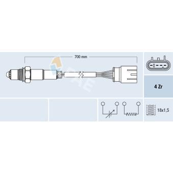 Sonde lambda FAE OEM 55220254