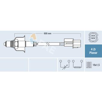 Sonde lambda FAE OEM 3921003050