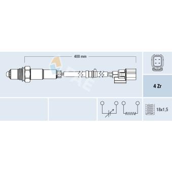 Sonde lambda FAE OEM 36532RSPE01
