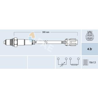 Sonde lambda FAE OEM 3921026000