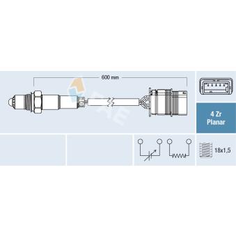 Sonde lambda FAE OEM 11787589122