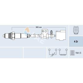Sonde lambda FAE OEM L81318861B