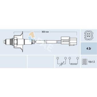 Sonde lambda FAE OEM 3921025300