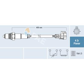 Sonde lambda FAE OEM 19178935