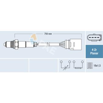 Sonde lambda FAE OEM 022906262K