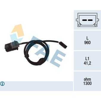 Capteur, vitesse de roue arrière droit FAE OEM 4B0927807 Capteur, vitesse de roue arrière droit FAE OEM 4B0927807