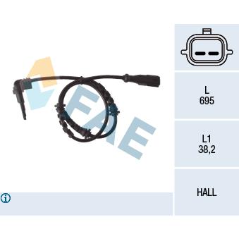Capteur, vitesse de roue FAE OEM 479100004R Capteur, vitesse de roue FAE OEM 479100004R