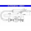 ATE 24.3728-0814.2 - Tirette à câble, commande d'embrayage