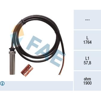 Capteur, vitesse de roue FAE OEM A9015421117 Capteur, vitesse de roue FAE OEM A9015421117