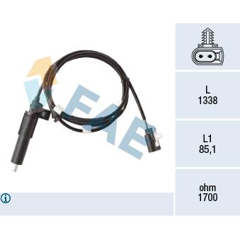 Capteur, vitesse de roue FAE OEM 4053305