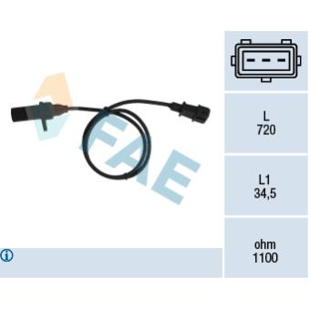 Palpeur de régime, gestion moteur FAE OEM 46479975
