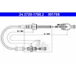 ATE 24.3728-1708.2 - Tirette à câble, commande d'embrayage