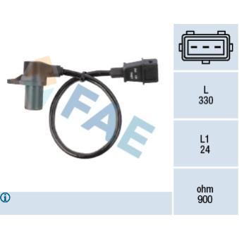 Capteur d'angle, vilebrequin FAE OEM 1813