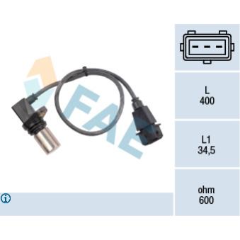 Palpeur de régime, gestion moteur FAE 79072