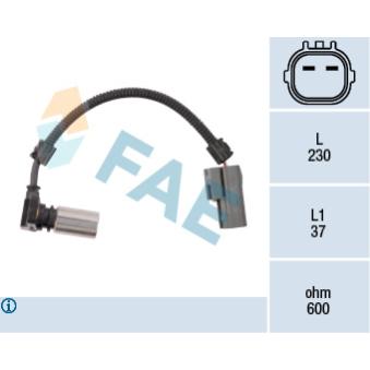 Palpeur de régime, gestion moteur FAE OEM 001927321A