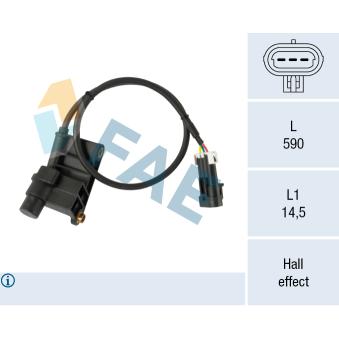 Palpeur de régime, gestion moteur FAE OEM 6238000