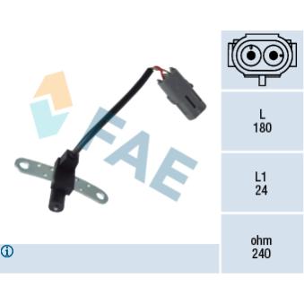 Palpeur de régime, gestion moteur FAE OEM 7700859831