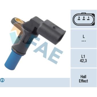 Capteur, impulsion d'allumage FAE OEM 06B905163A