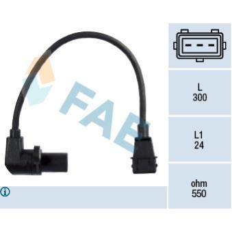 Capteur d'angle, vilebrequin FAE 79218