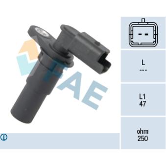 Capteur d'angle, vilebrequin FAE OEM 8200428137