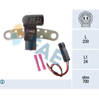 Capteur d'angle, vilebrequin FAE OEM 2375000q0m Capteur d'angle, vilebrequin FAE OEM 2375000q0m