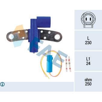 Capteur d'angle, vilebrequin FAE OEM 8200643171