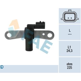 Capteur d'angle, vilebrequin FAE OEM 8200772182