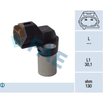 Capteur d'angle, vilebrequin FAE OEM 8627355
