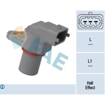 Capteur, position d'arbre à cames FAE OEM A0041531328
