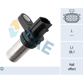 Capteur d'angle, vilebrequin FAE OEM 237318J005