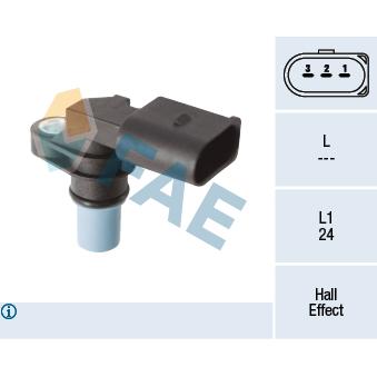 Capteur, position d'arbre à cames FAE 79420