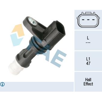 Capteur d'angle, vilebrequin FAE 79459