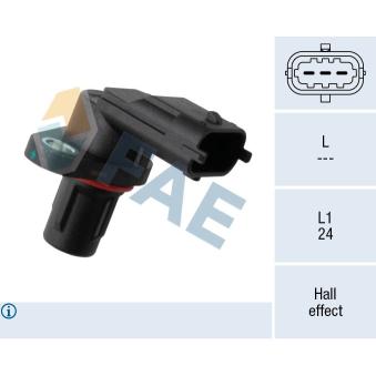 Capteur, position d'arbre à cames FAE OEM 504052598