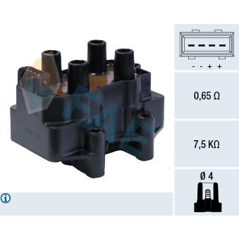 Bobine d'allumage FAE OEM 96074054