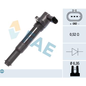 Bobine d'allumage FAE OEM 46777288