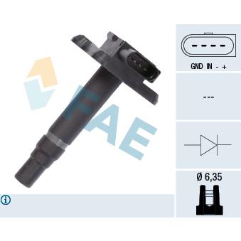 Bobine d'allumage FAE 80239