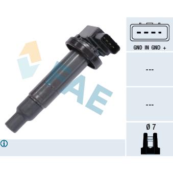 Bobine d'allumage FAE OEM 90919T2003