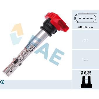 Bobine d'allumage FAE OEM 06D905115G