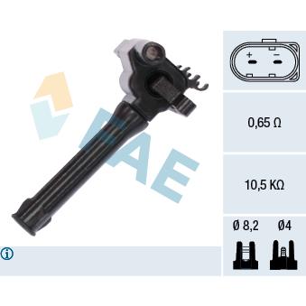 Bobine d'allumage FAE 80254