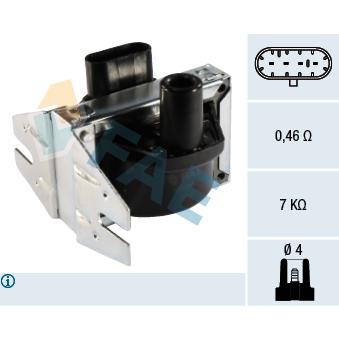 Bobine d'allumage FAE 80265