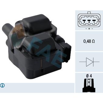 Bobine d'allumage FAE OEM 1789358