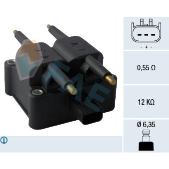 Bobine d'allumage FAE 80295