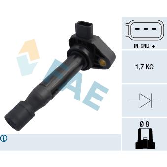 Bobine d'allumage FAE OEM 30520RCAA02