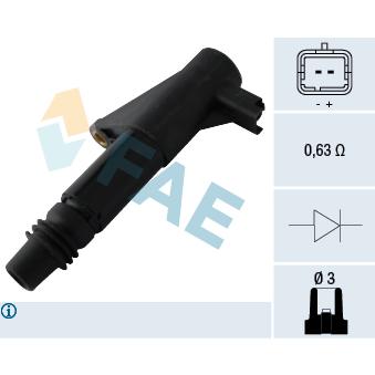 Bobine d'allumage FAE OEM 597077