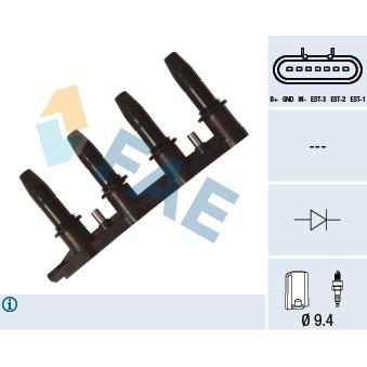 Bobine d'allumage FAE OEM 1208086 Bobine d'allumage FAE OEM 1208086
