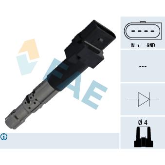 Bobine d'allumage FAE OEM 022905715