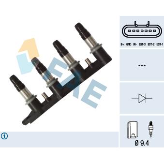 Bobine d'allumage FAE OEM 25186686