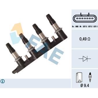 Bobine d'allumage FAE OEM 55585539