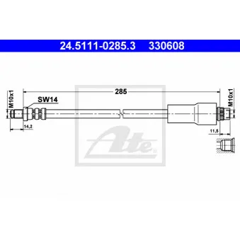 Flexible de frein ATE OEM 7700811704